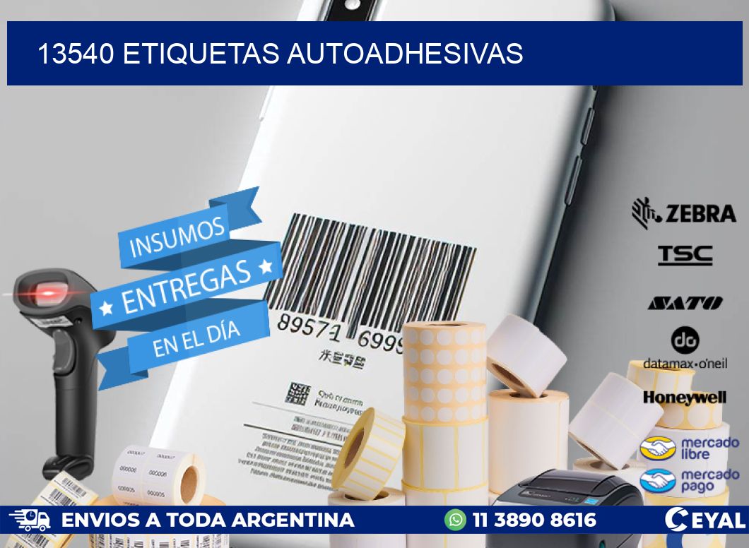 13540 ETIQUETAS AUTOADHESIVAS