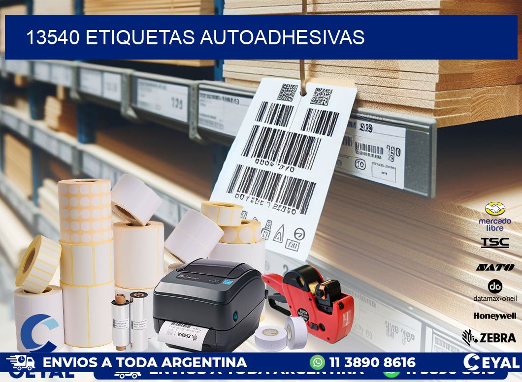 13540 ETIQUETAS AUTOADHESIVAS