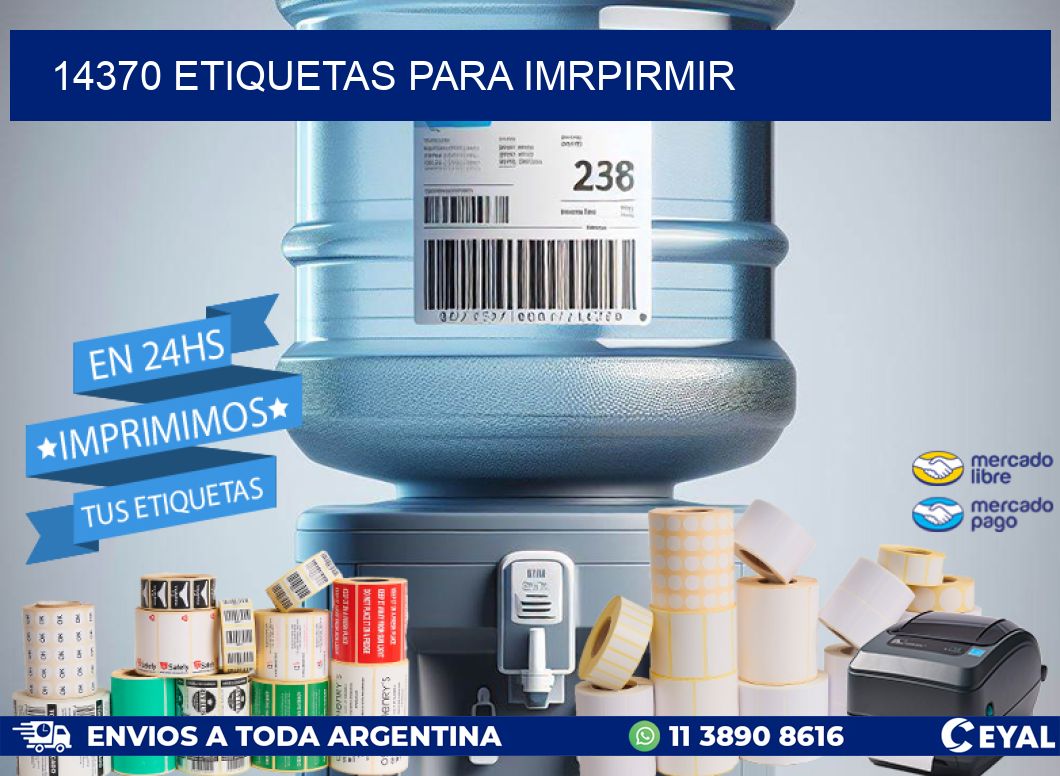 14370 ETIQUETAS PARA IMRPIRMIR