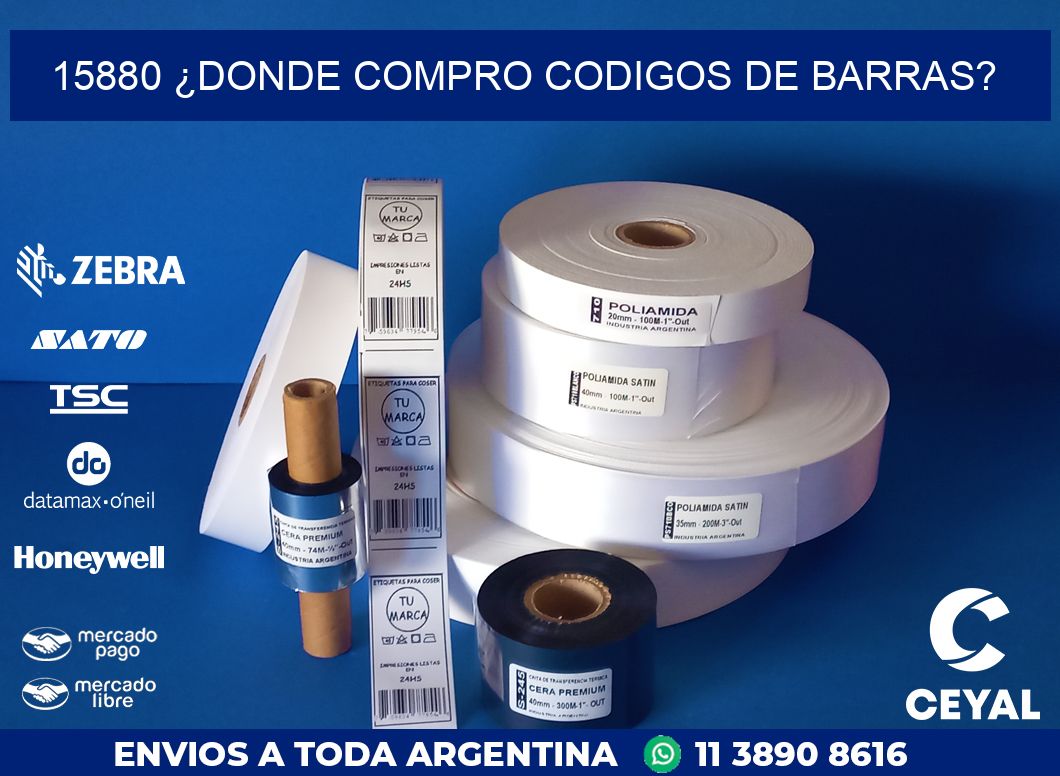 15880 ¿DONDE COMPRO CODIGOS DE BARRAS?