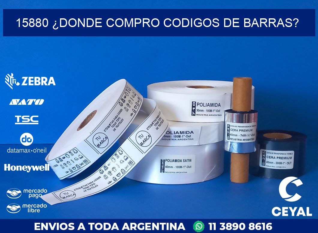 15880 ¿DONDE COMPRO CODIGOS DE BARRAS?