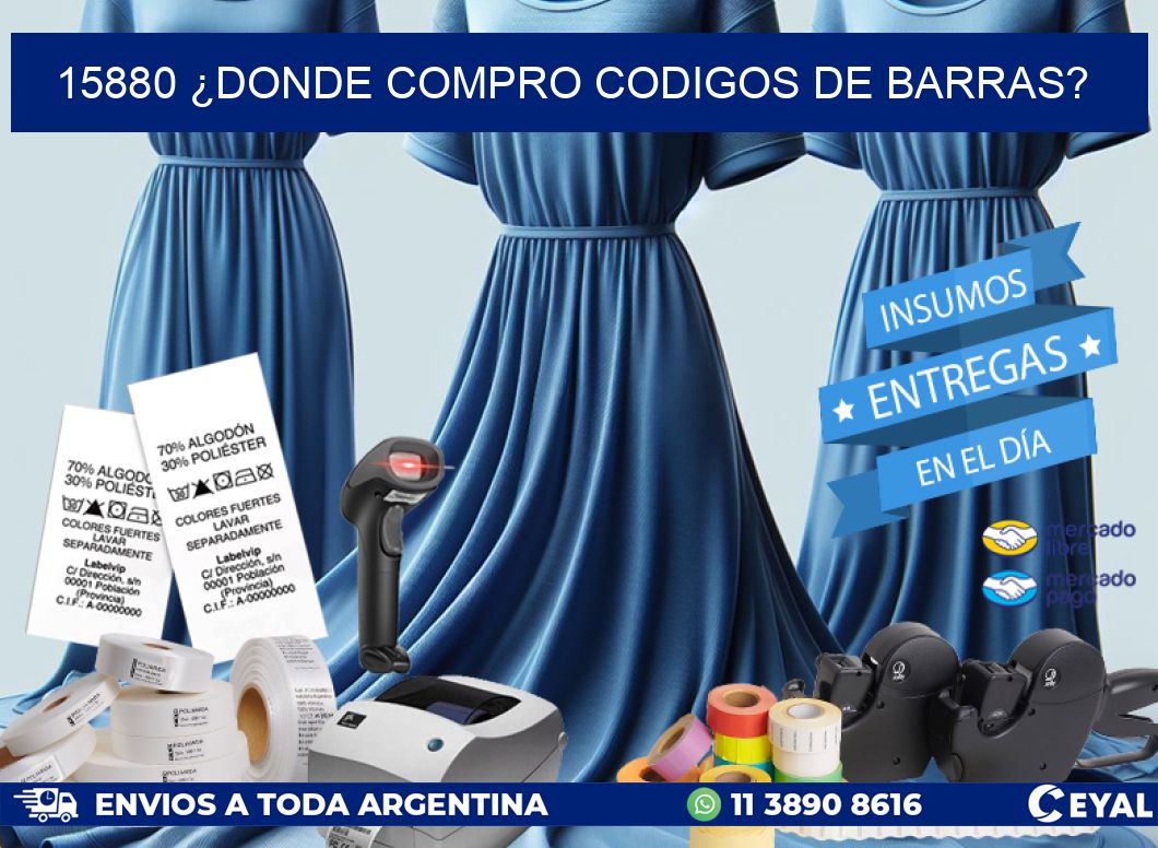 15880 ¿DONDE COMPRO CODIGOS DE BARRAS?