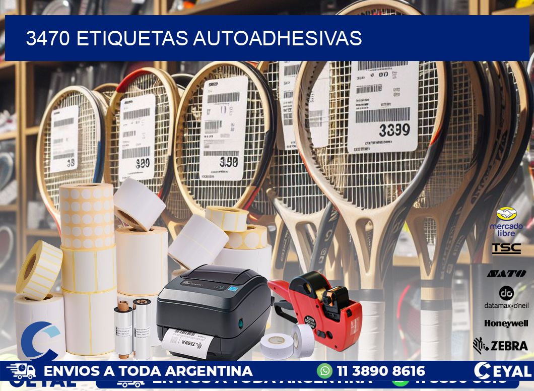 3470 ETIQUETAS AUTOADHESIVAS