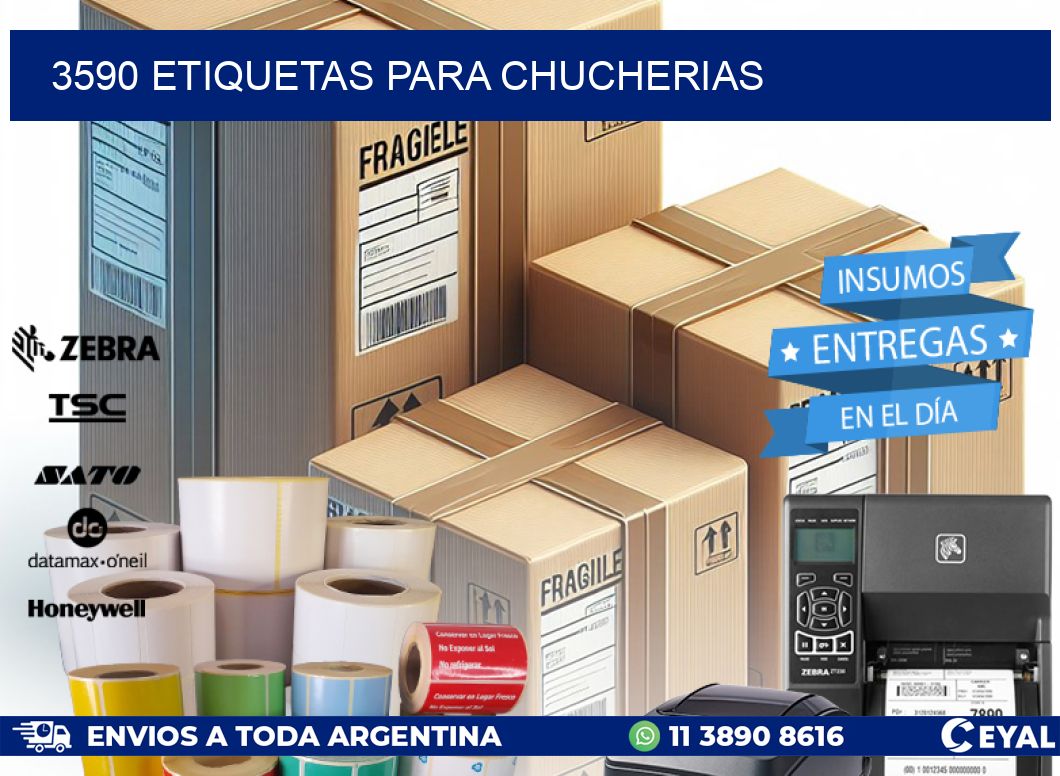 3590 ETIQUETAS PARA CHUCHERIAS