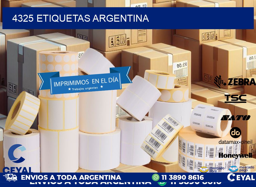 4325 ETIQUETAS ARGENTINA