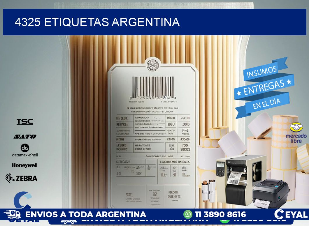 4325 ETIQUETAS ARGENTINA