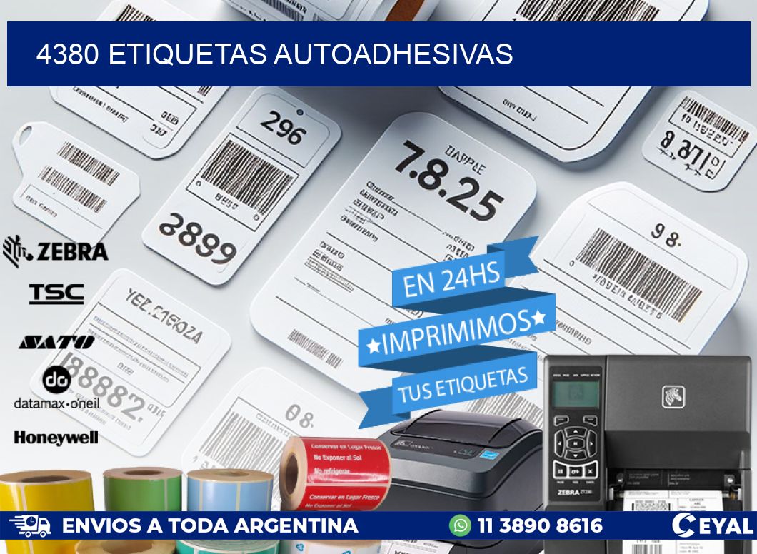 4380 ETIQUETAS AUTOADHESIVAS