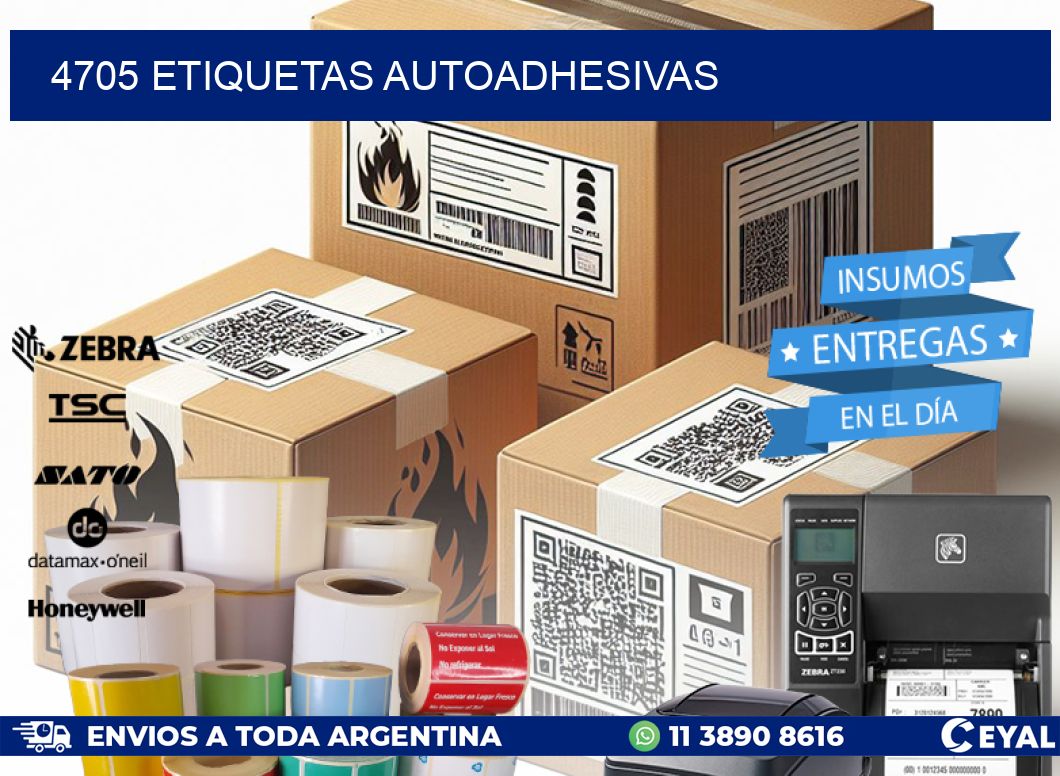 4705 ETIQUETAS AUTOADHESIVAS