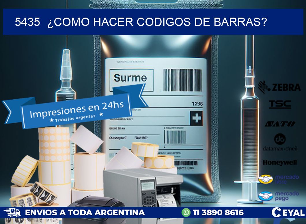 5435  ¿COMO HACER CODIGOS DE BARRAS?