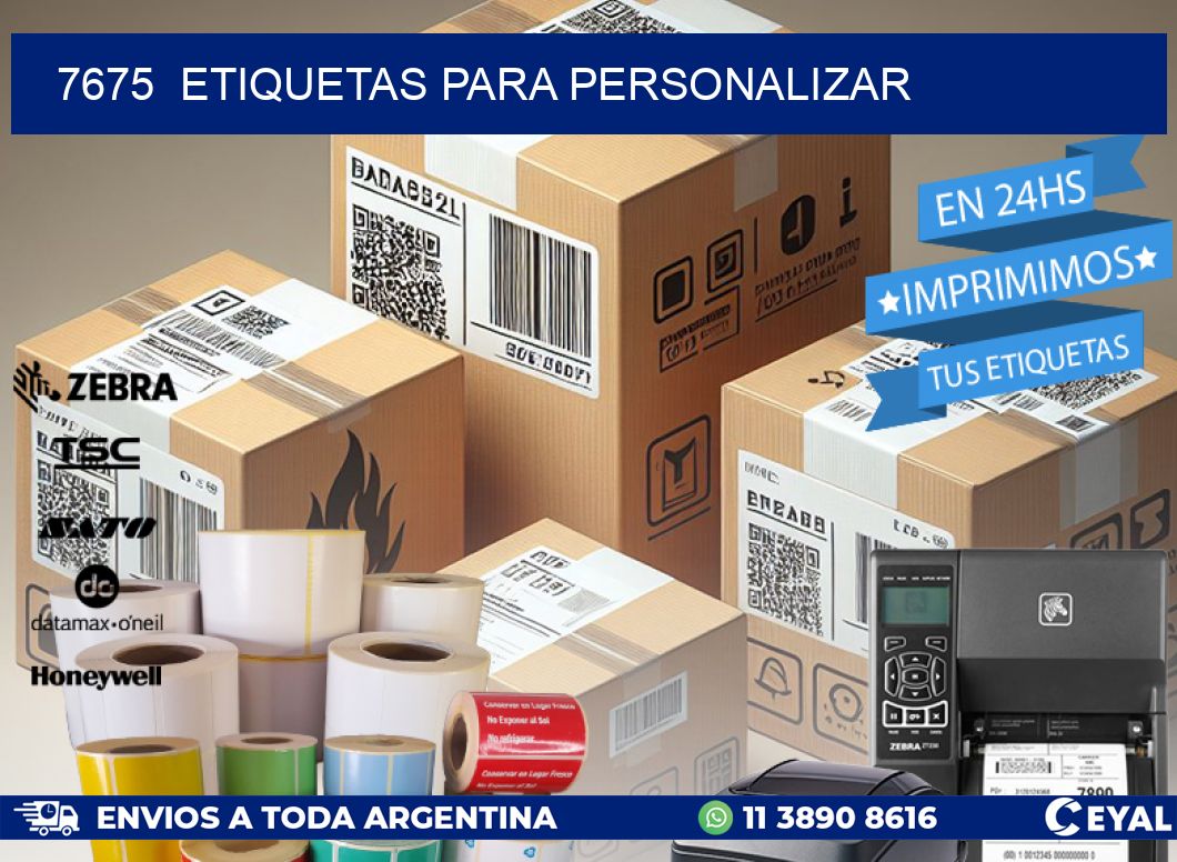 7675  ETIQUETAS PARA PERSONALIZAR