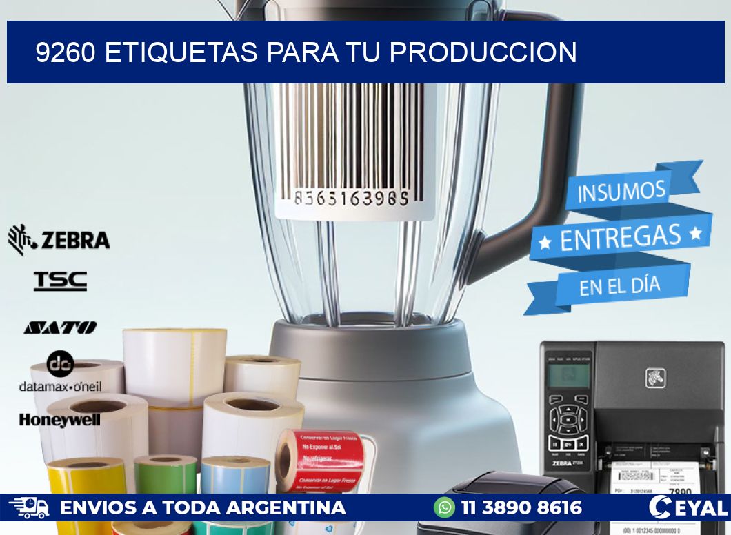 9260 ETIQUETAS PARA TU PRODUCCION