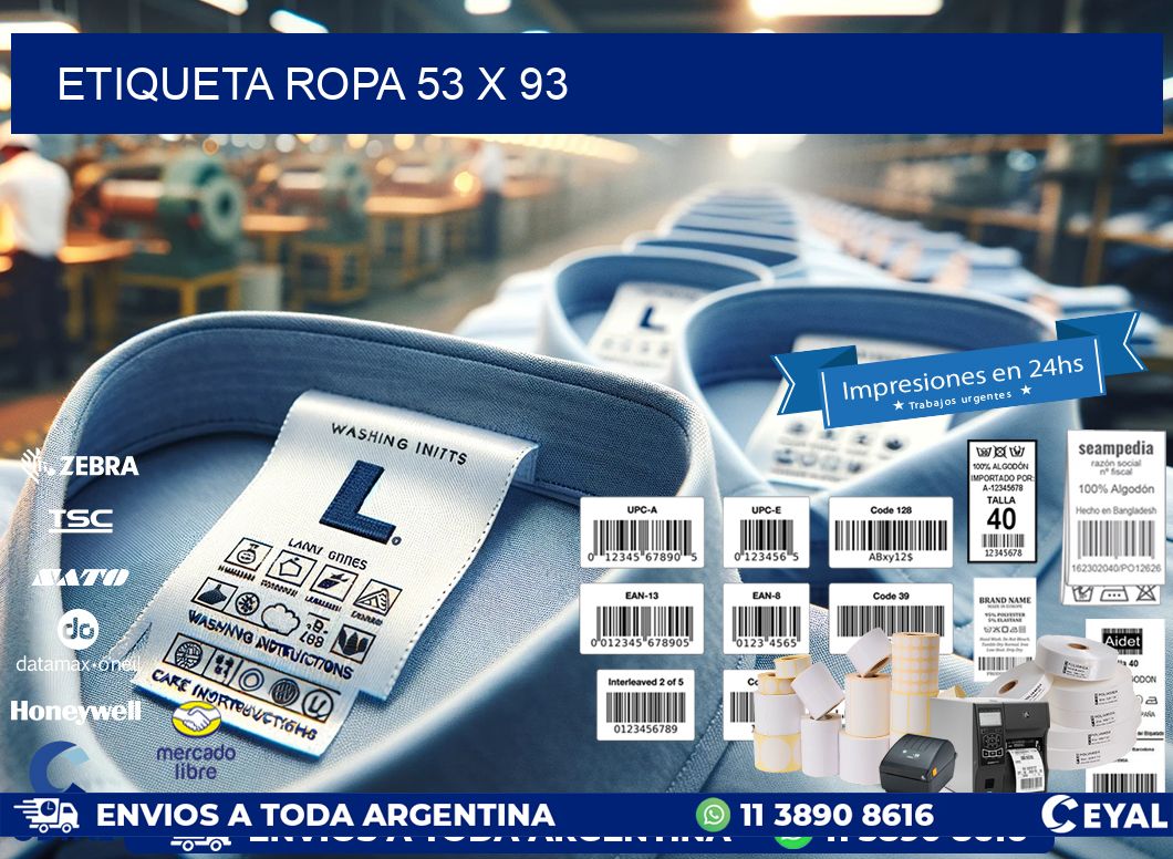 ETIQUETA ROPA 53 x 93