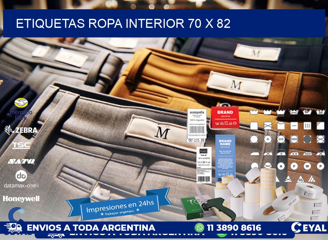 ETIQUETAS ROPA INTERIOR 70 x 82