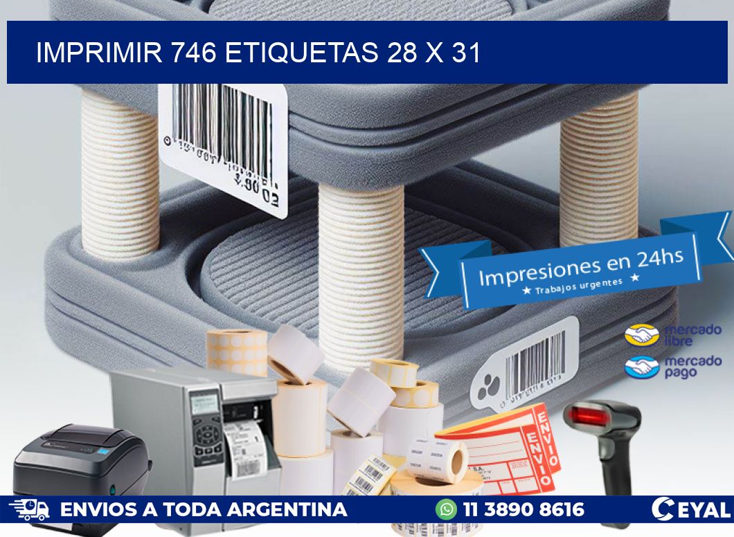 IMPRIMIR 746 ETIQUETAS 28 x 31