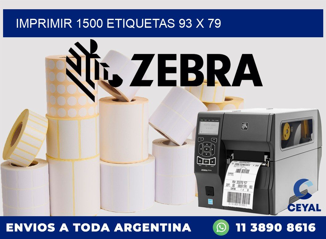 IMPRIMIR 1500 ETIQUETAS 93 x 79