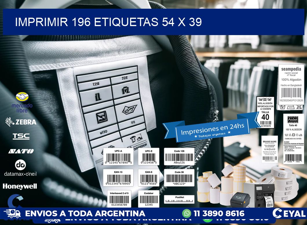 IMPRIMIR 196 ETIQUETAS 54 x 39