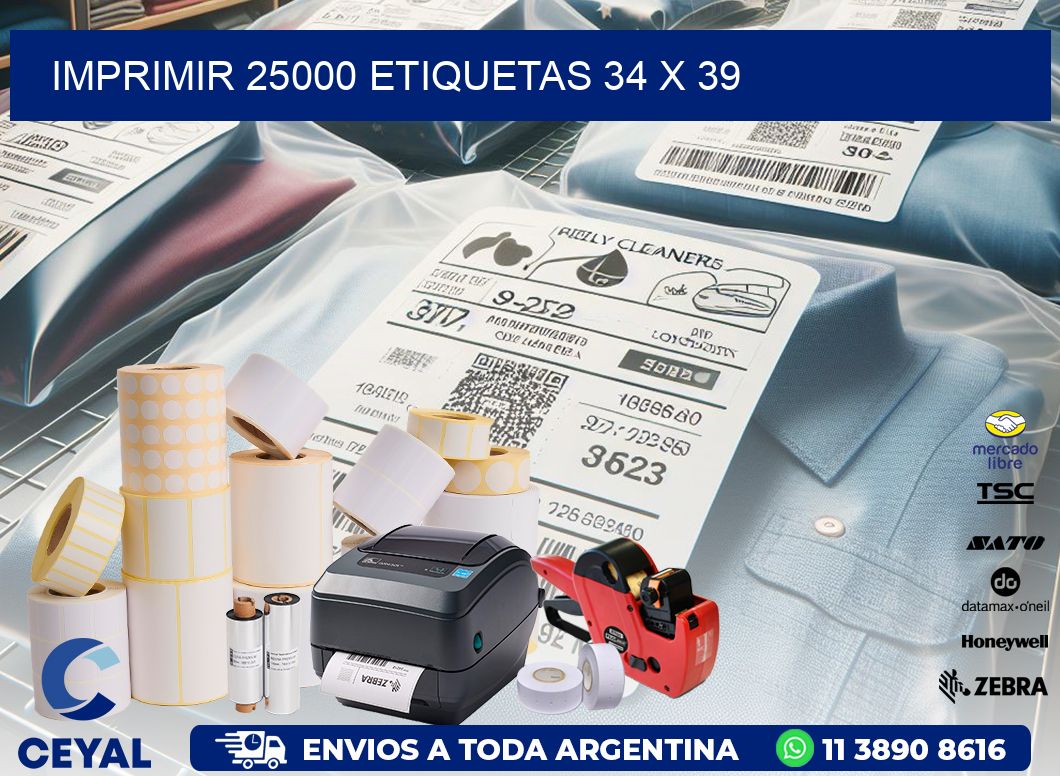 IMPRIMIR 25000 ETIQUETAS 34 x 39