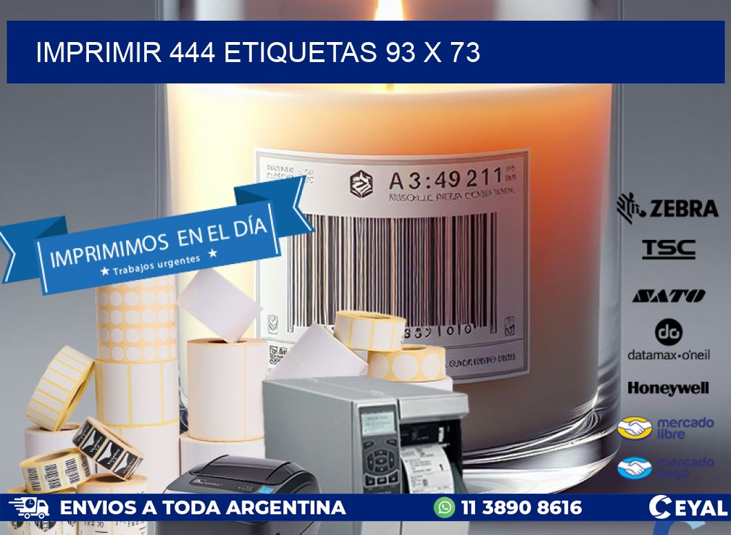 IMPRIMIR 444 ETIQUETAS 93 x 73