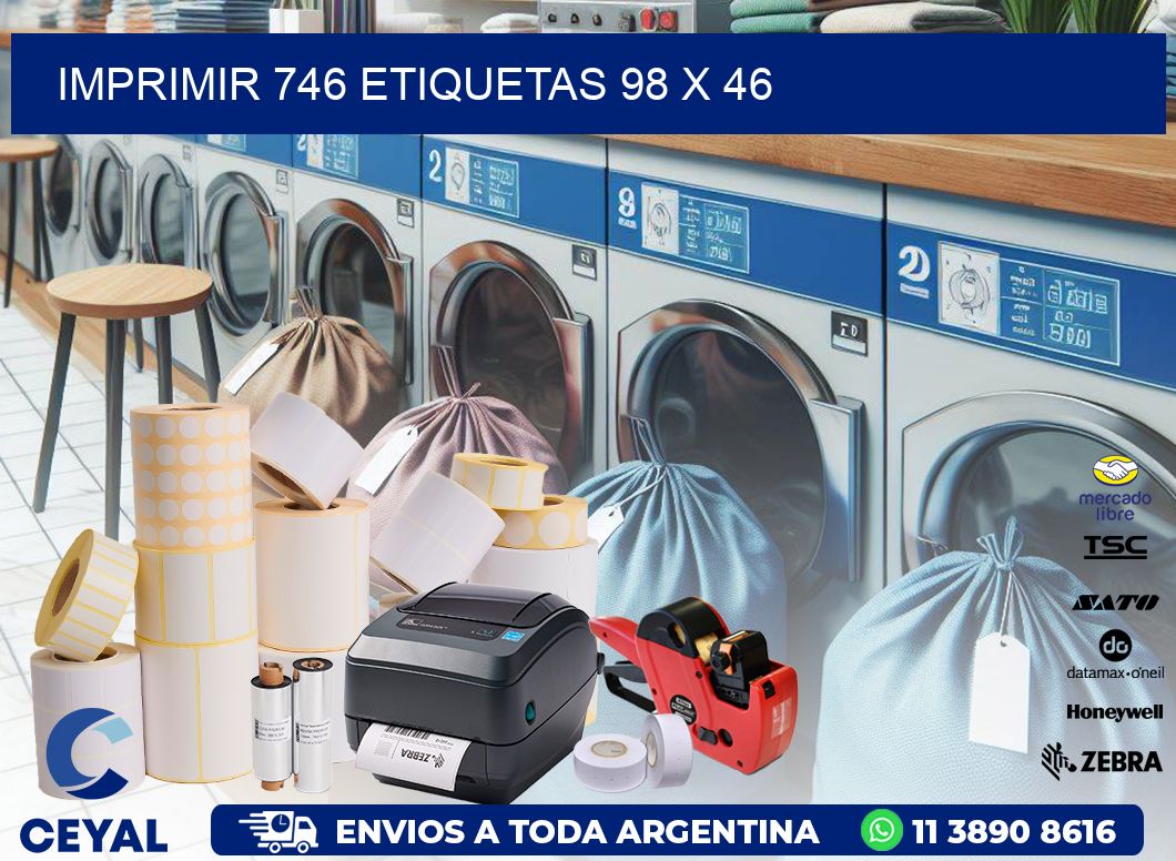 IMPRIMIR 746 ETIQUETAS 98 x 46