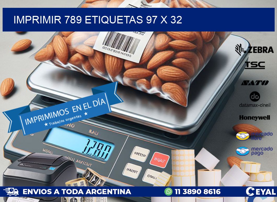 IMPRIMIR 789 ETIQUETAS 97 x 32