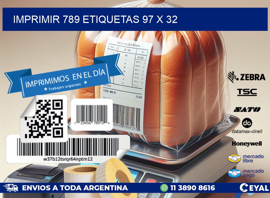 IMPRIMIR 789 ETIQUETAS 97 x 32