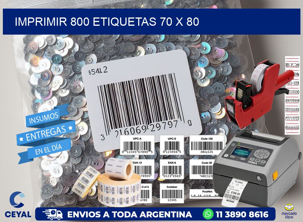 IMPRIMIR 800 ETIQUETAS 70 x 80