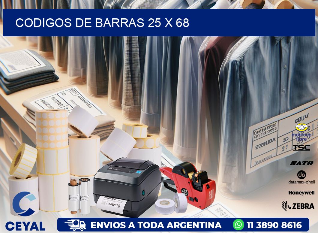 codigos de barras 25 x 68