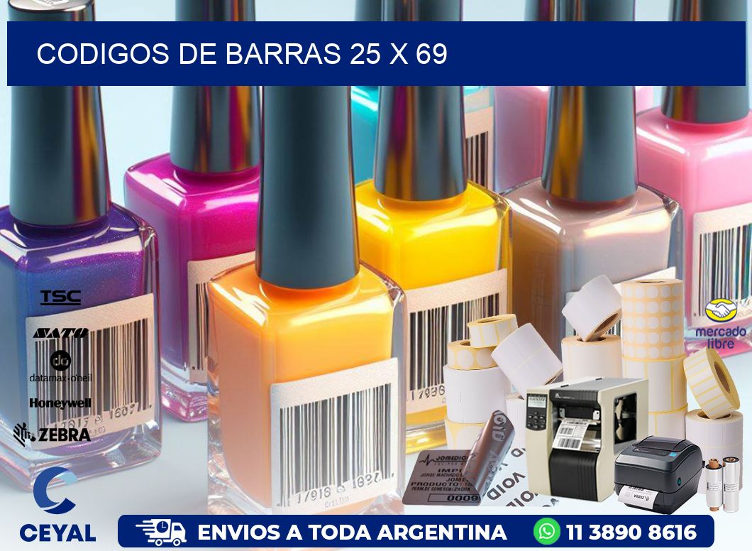 codigos de barras 25 x 69