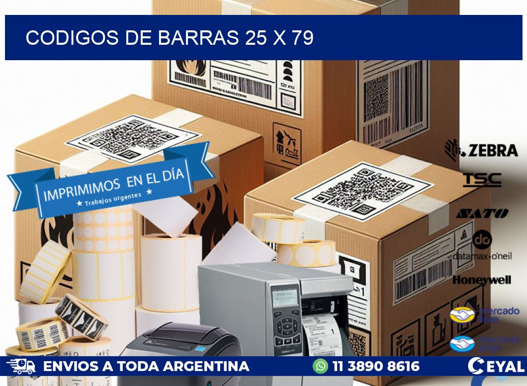 codigos de barras 25 x 79