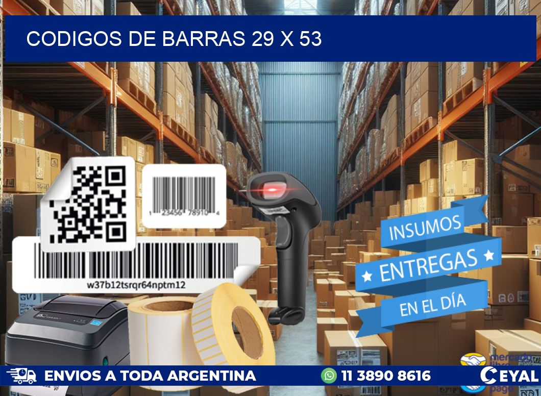 codigos de barras 29 x 53