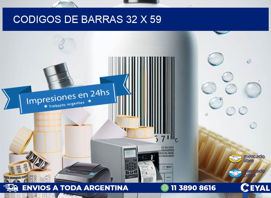 codigos de barras 32 x 59