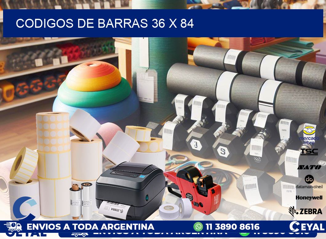 codigos de barras 36 x 84