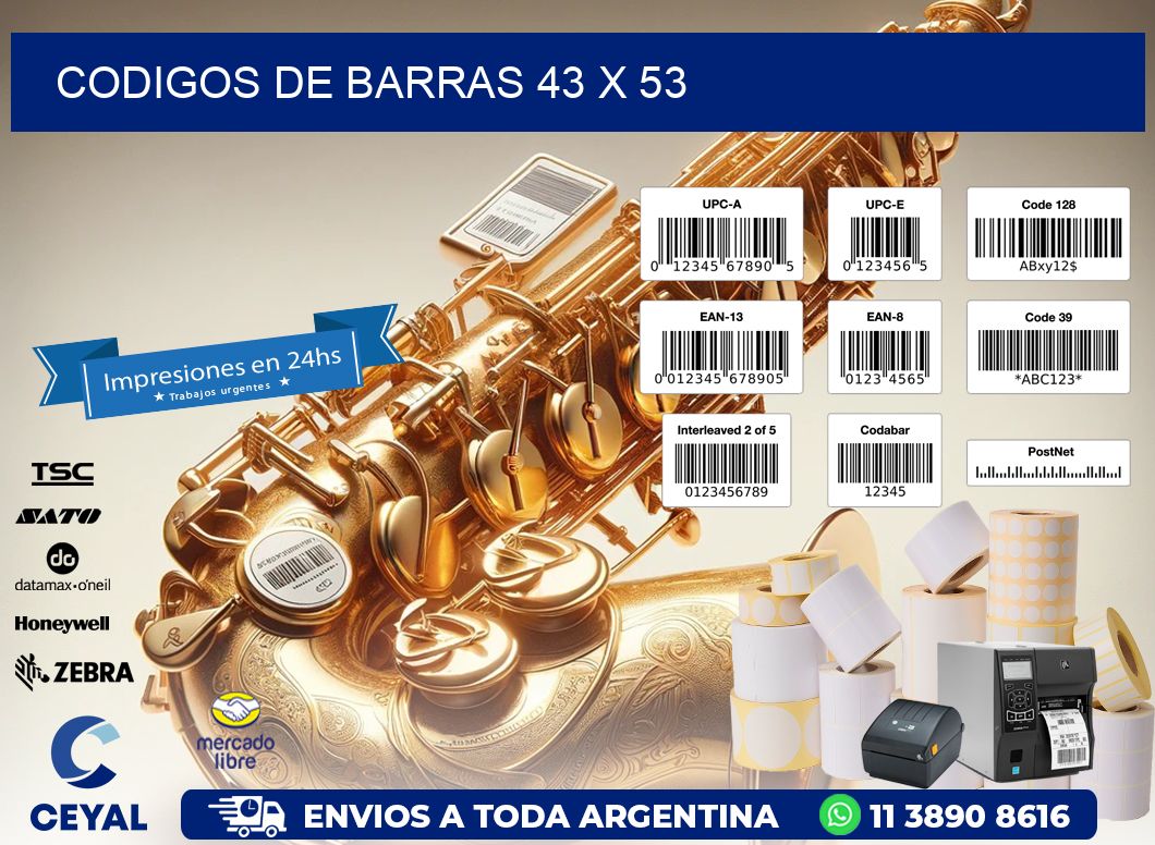 codigos de barras 43 x 53