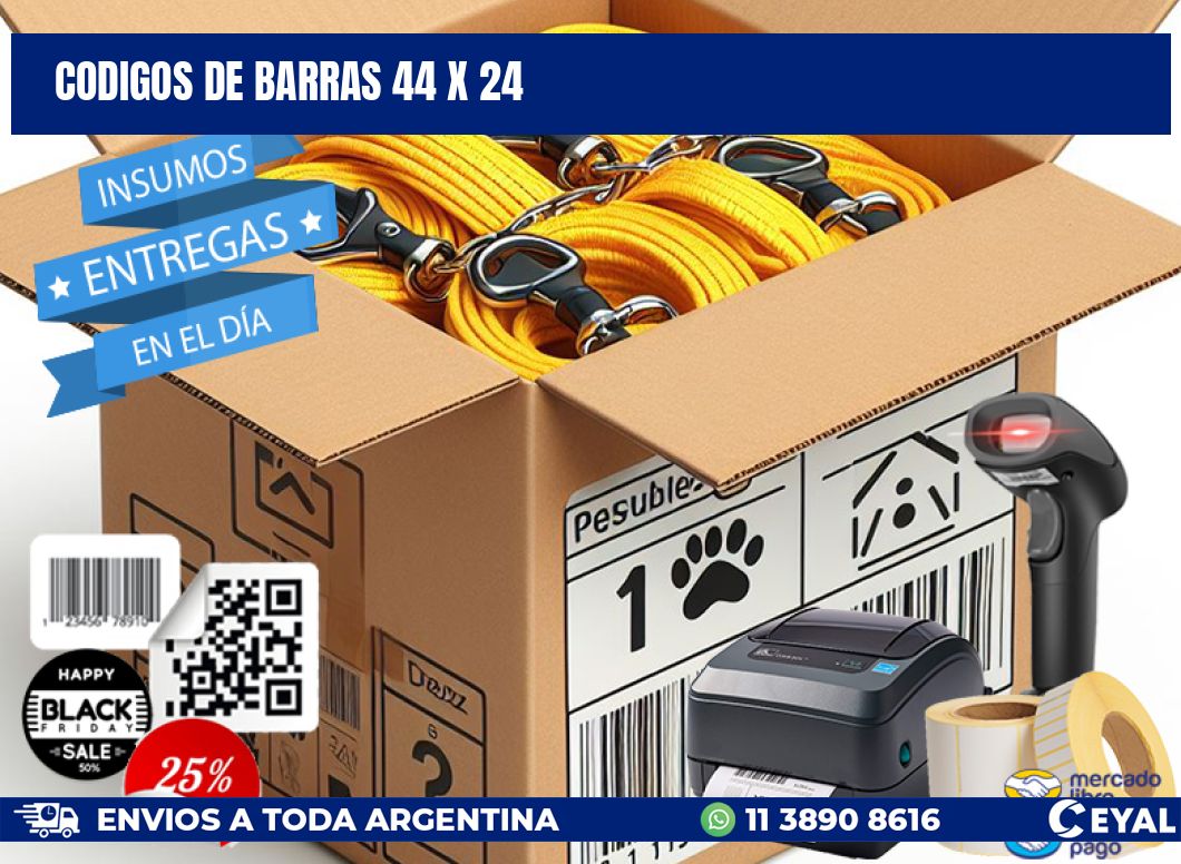 codigos de barras 44 x 24