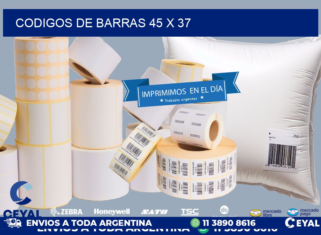 codigos de barras 45 x 37