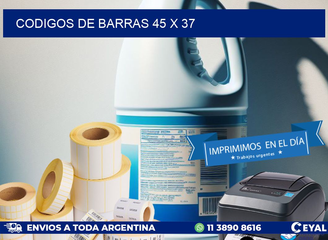 codigos de barras 45 x 37