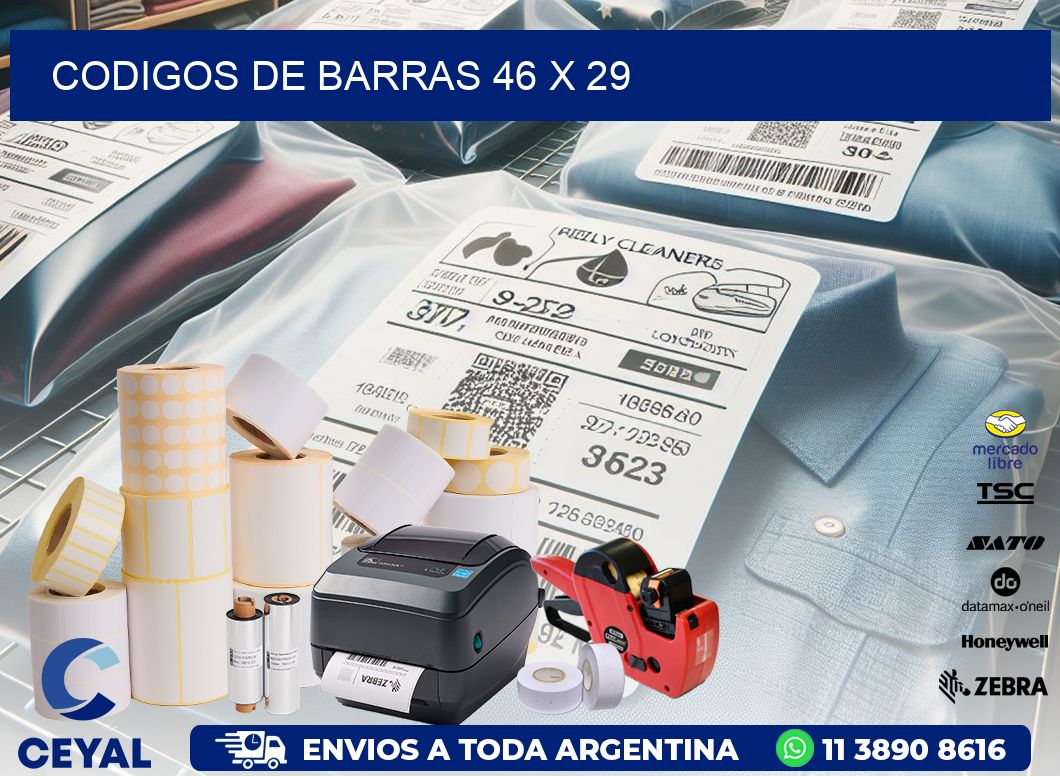 codigos de barras 46 x 29