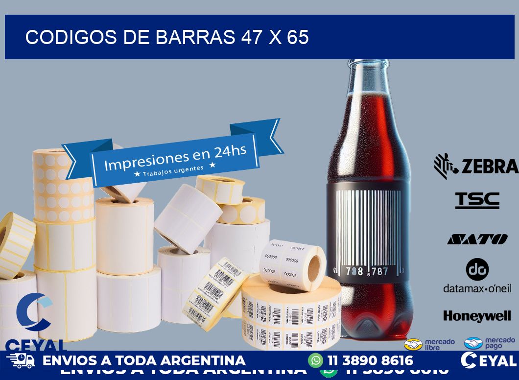 codigos de barras 47 x 65