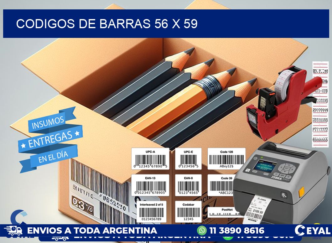 codigos de barras 56 x 59