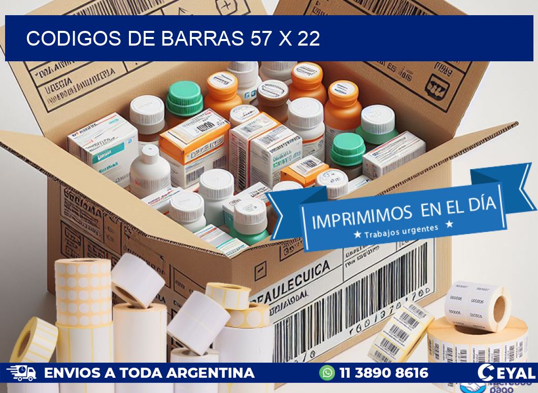 codigos de barras 57 x 22