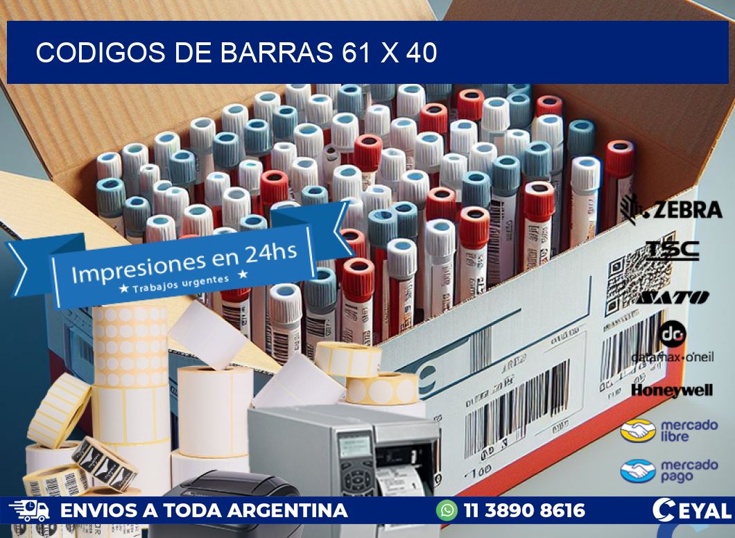 codigos de barras 61 x 40