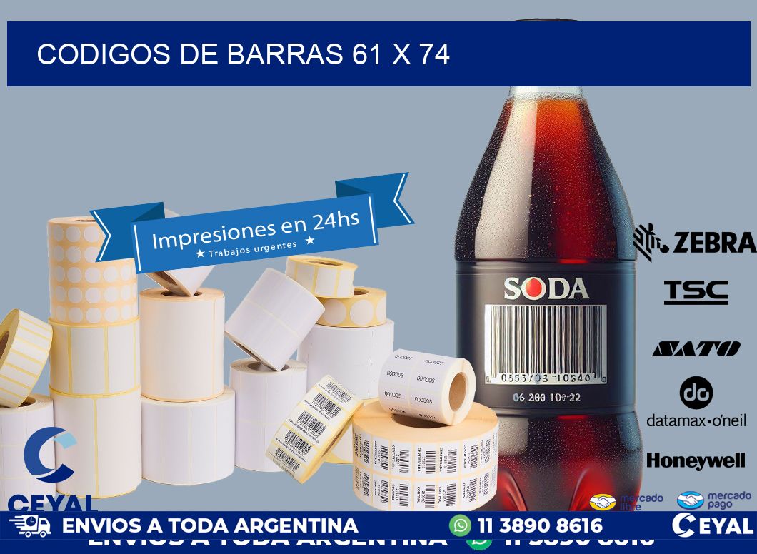 codigos de barras 61 x 74