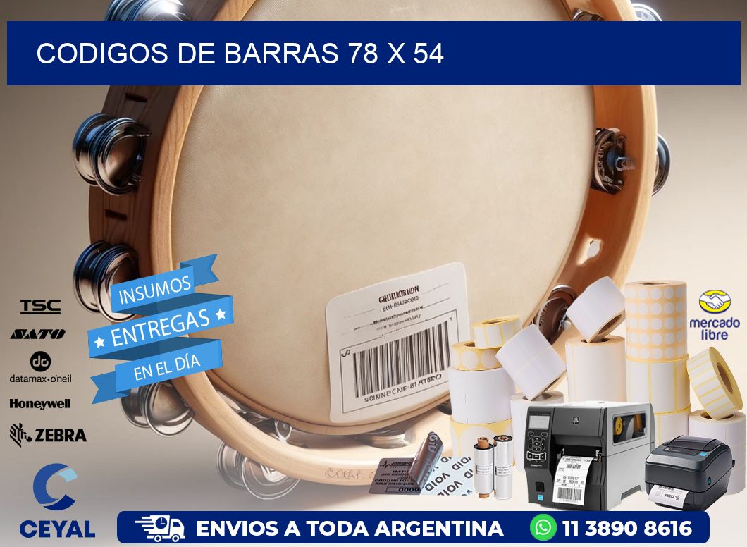 codigos de barras 78 x 54