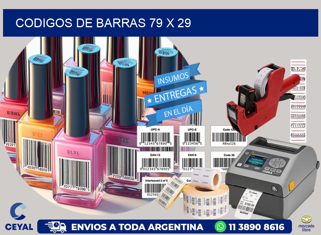 codigos de barras 79 x 29