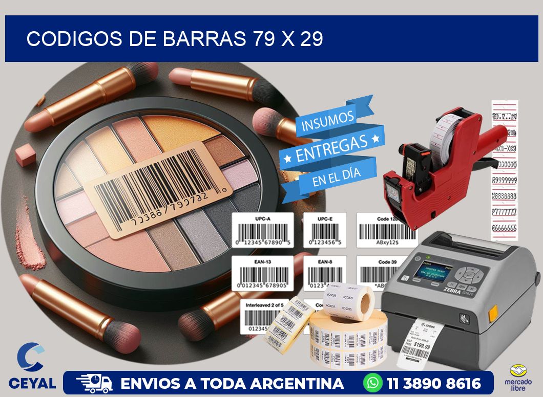 codigos de barras 79 x 29