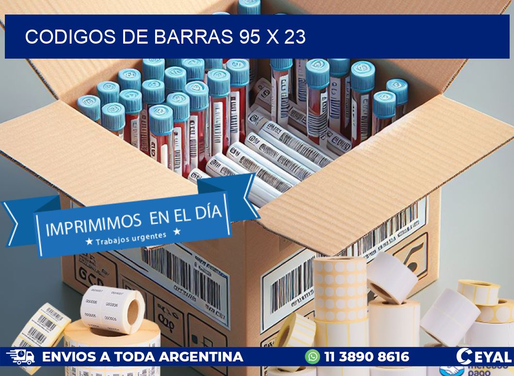 codigos de barras 95 x 23