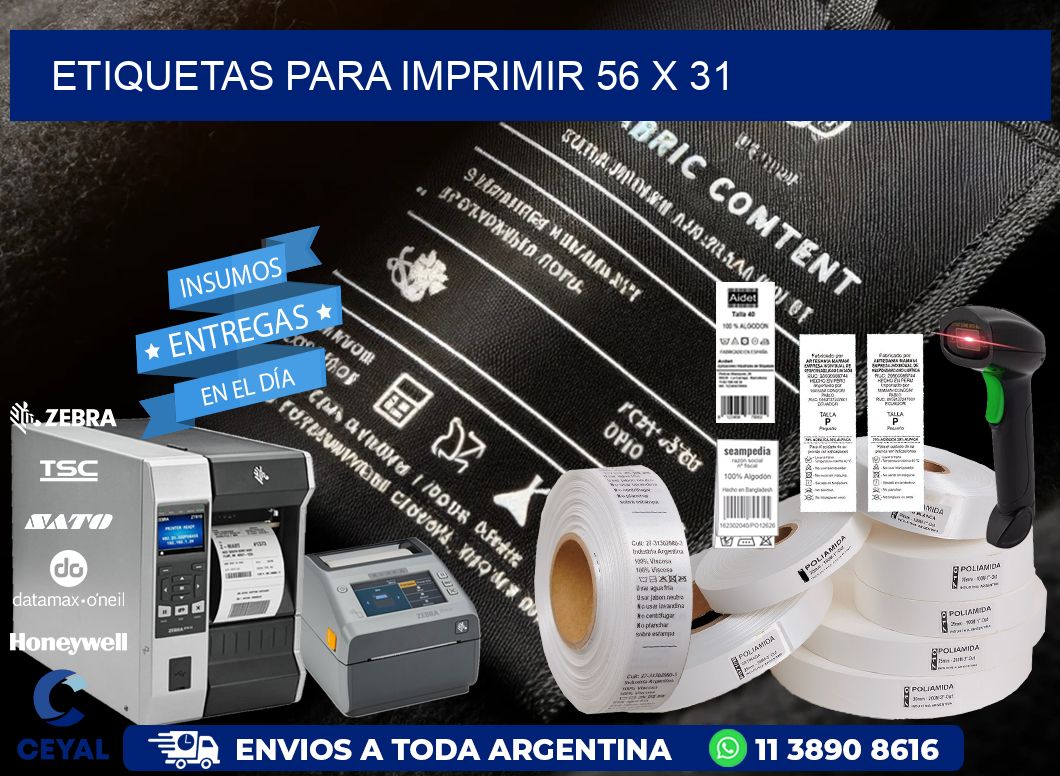 etiquetas para imprimir 56 x 31