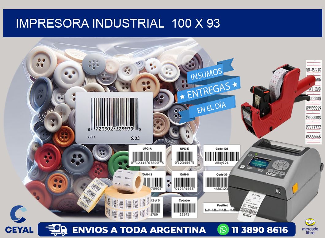 impresora industrial  100 x 93