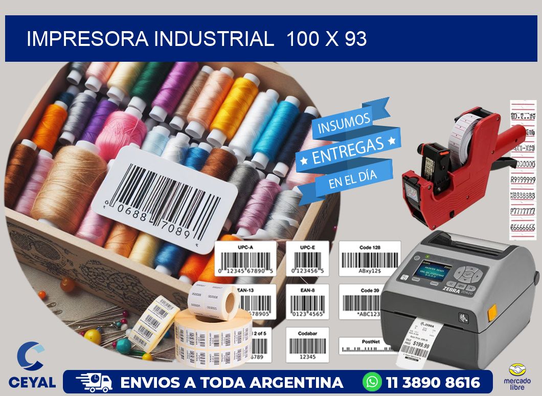 impresora industrial  100 x 93