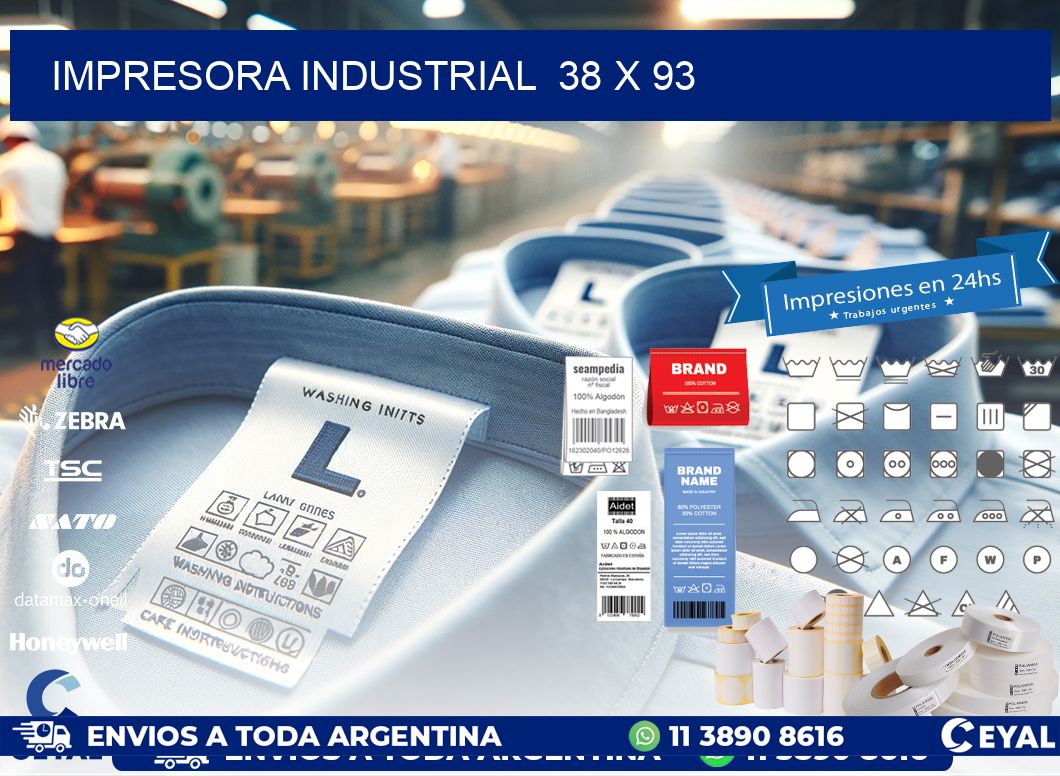 impresora industrial  38 x 93